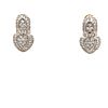 18k Diamond Contemporary EarringsÂ 