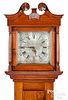 Philadelphia Chippendale walnut tall case clock