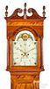 Delaware Chippendale mahogany tall case clock