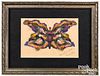 Albert Bierstadt oil and pencil on paper butterfly