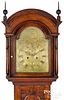 Rhode Island Chippendale maple tall case clock