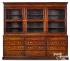 George III two-part mahogany bookcase, late 18th c