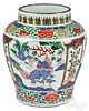 Chinese Wucai porcelain jar