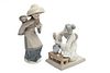 Pair of Chinese Lladro Porcelain Figures