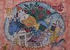 Marc Chagall Signed Watercolor