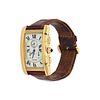 Cartier Tank Americaine 1930 18k Gold Watch