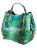 Dior Green Python Diorific Hobo 2way Bag