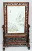 Antique Qing Period Chinese Porcelain Table Screen