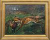 Fox & Pheasant Oil Painting