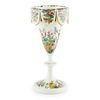 A 19TH/20TH CENTURY OPALINE GLASS GOBLET