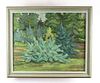 GREEN COLORS WITH LIGHT GRAY WOODEN FRAME