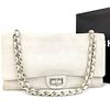 Chanel Embossed Ivory 2.55 31 Rue Cambon Maxi Classic