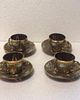Name: Exceptional set of four Venetian cups and