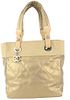 CHANEL QUILTED GOLD BIARRITZ SHOPPER TOTE BAG
