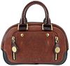LOUIS VUITTON LIMITED EDITION BRUN SUEDE HAVANE STAMPED TRUNK PM BAG