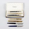 A selection of Parker pen sets, to include four ballpoint pens and three fountain pens, together wit