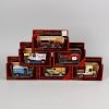A box containing 50 Matchbox Models of Yesteryear diecast model cars and other vehicles, each in ori
