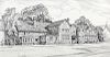 Kenneth Steel (1906-1973) 'The George Hotel', Hathersage Pencil on paper Signed to lower edge and wi