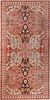 ANTIQUE POLONAISE DESIGN INDIAN RUG. 16 ft x 7 ft 10 in (4.88 m x 2.39 m).