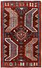 ANTIQUE TURKISH YASTIC RUG. 3 ft 3 in x 2 ft 1 in (0.99 m x 0.63 m).