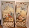 PAIR 6 FT THEATRICAL PAINTINGS