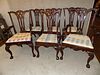 SET 10 HORNER CHIPPENDALE CHAIRS