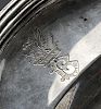 An early Victorian silver plate by Paul Storr, of shaped circular outline with applied decoration of