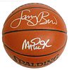 Larry Bird & Magic Johnson Signed Basketball