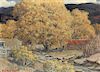 Carl Von Hassler | 1887 - 1969 | Cottonwoods, Fall Scene, Northern New Mexico (desc)