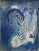 Marc Chagall - Abraham and Sarah  from "Verve Vol.