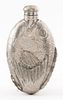 Towle Silver-Plate Fish Whiskey Flask