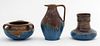 English Denby Pottery Danesby Ware, Group of 3