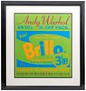 After Andy Warhol 'Brillo' Pop Art Poster