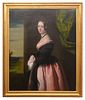 Lady Harriet Ashburn Portrait Oil on Canvas