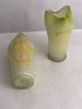 Pair of Moser Style Vases 16cm