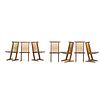GEORGE NAKASHIMA Seven Conoid dining chairs