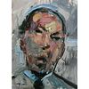Abstract Expressionism Portrait Oil Painting