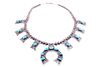 Navajo HUGE Squash Blossom Necklace by S. Cayatino