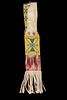 Lakota Sioux Quilled & Beaded Pipe Bag Large c1875