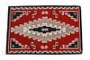 Navajo Ganado Wool Rug by Marie Denny 1980-1990's