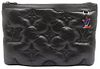 LOUIS VUITTON VIRGIL ABLOH BLACK QUILTED LEATHER PUFFER A4 POCHETTE POUCH