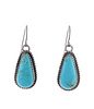 Navajo Judith Dixon Silver & Turquoise Earrings