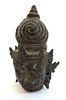 Cast Bronze Buddha Head