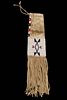 Sioux Beaded Hide Pipe Bag Late Reservation Period