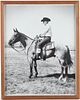 Western Rodeo Contender Gelatin Silver c. 1960's