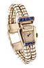 Mauboussin GIA Certif Retro 18k gold with 3.52 Cts sapphires