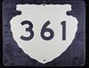 Montana State Highway 361 Route Sign
