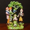 Staffordshire Earthenware Bocage Group 'The New Marriage Act'