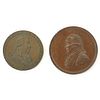 Grp: 2 Washington 1795 Half Penny and Cent