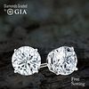 12.07 carat diamond pair Round cut Diamond GIA Graded 1) 6.01 ct, Color F, VS2 2) 6.06 ct, Color G, VS2. Appraised Value: $1,194,500 